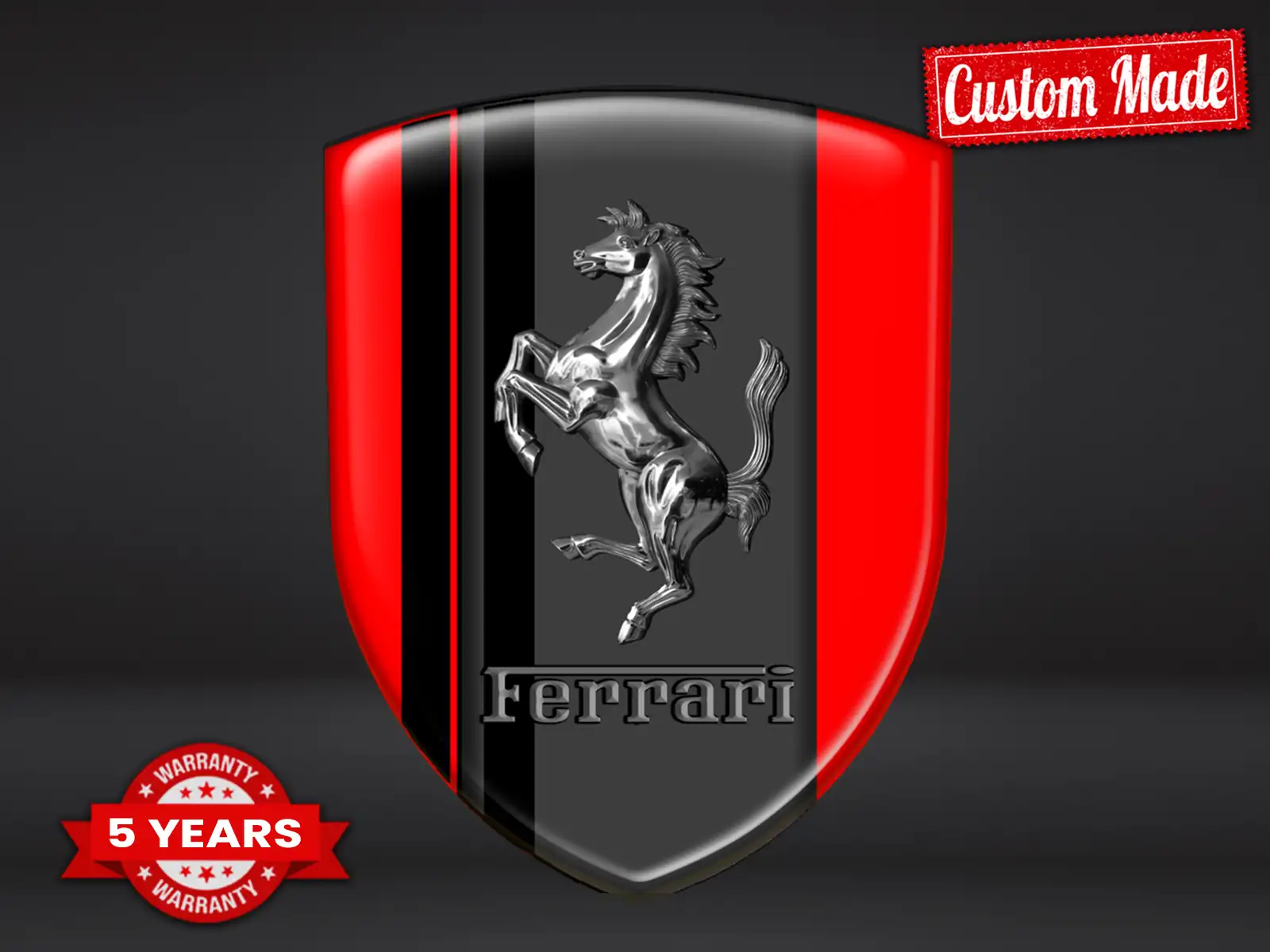 Ferrari Lustige Autosticker Sportlich Anpassbar Professionell